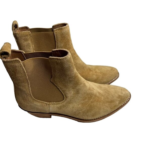 Madewell $188 The Watkin Ankle Boot in Toffee Size 6 NN023 - Picture 5 of 10